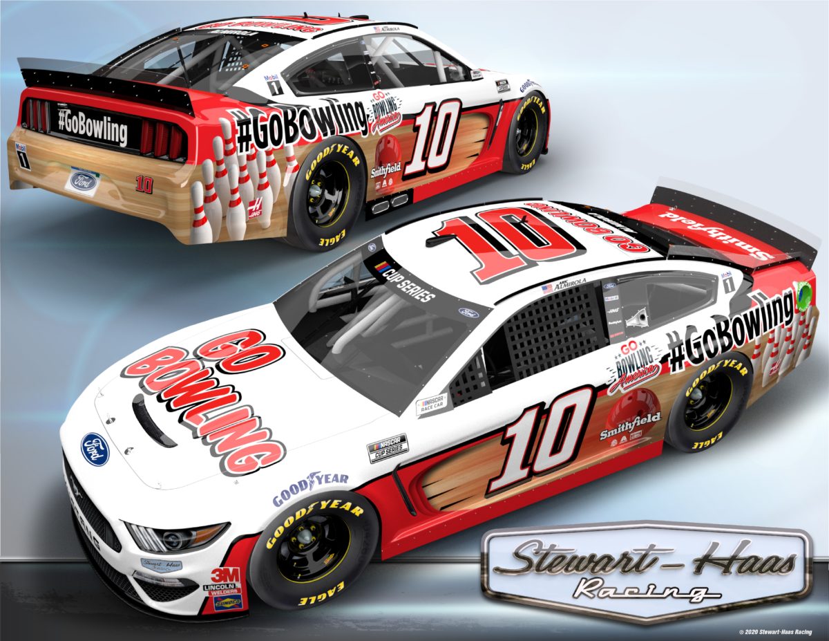 Go Bowling and Stewart-Haas Racing Gear Up for NASCAR Races at Daytona and Richmond