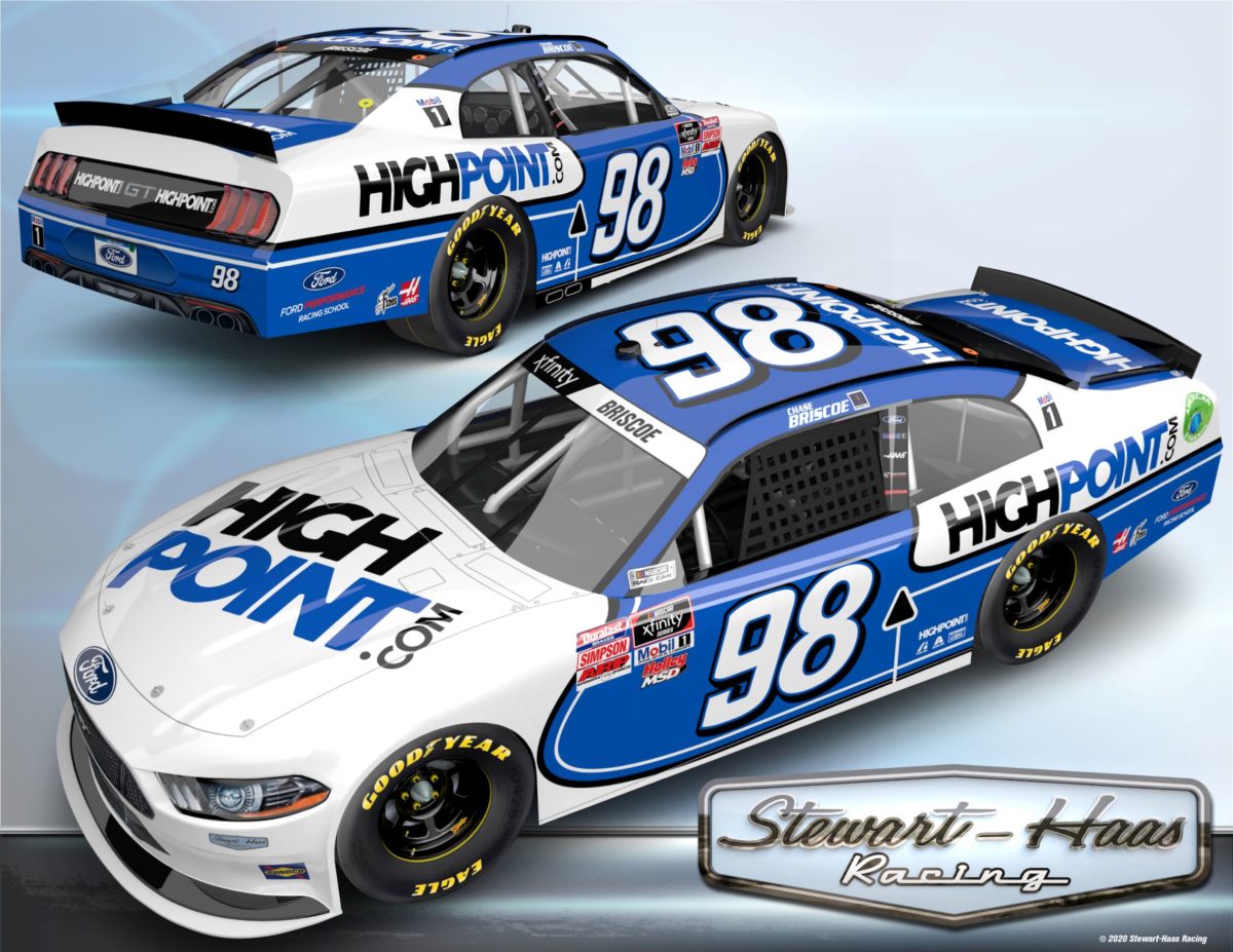 HighPoint Partners with Stewart-Haas Racing